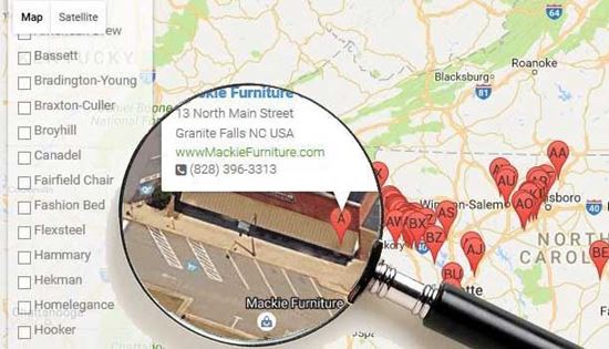 Picture of Furniture Dealer Locator